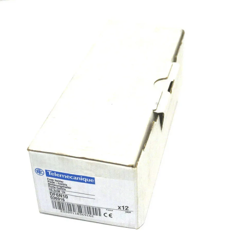 12 NEW TELEMECANIQUE DF6-N10 FUSE HOLDERS DF6N10