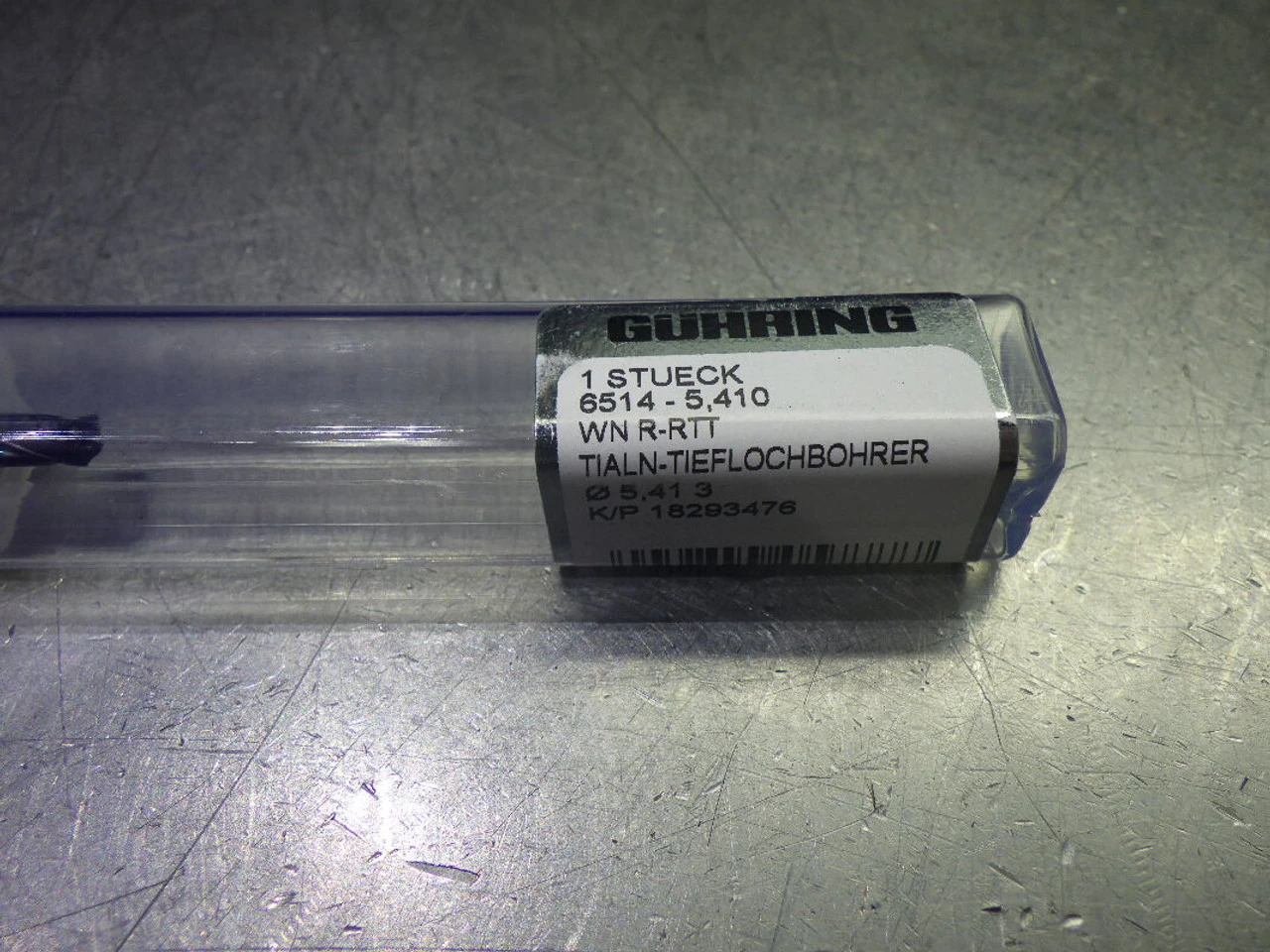Guhring 5.41mm Coolant Thru 40xD Carbide Drill 6mm Shank 9065140054100 (LOC1930B)