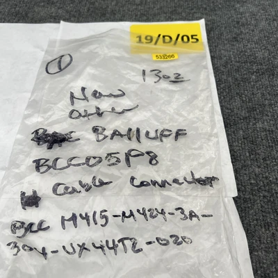 New | in-Stock Balluff M415-M424-3A-304-UX44T2-020 Electrical Fittings California US | Davliegogo LLC #1706009