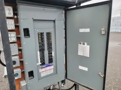 75 kVA Temporary Power Distribution Cart 600V Pri. 208Y/120V Sec.