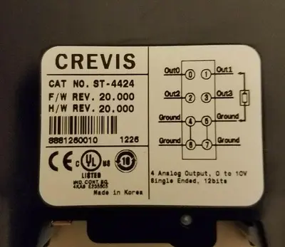 Used CREVIS _UNKNOWN_ PLC Input & Output | ND Industrial Surplus #1222788