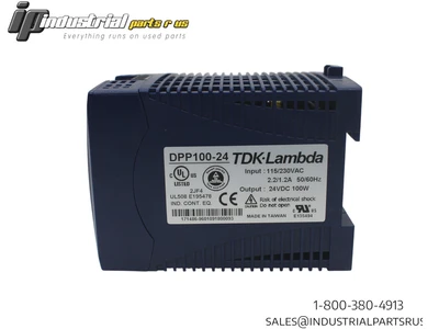 TDK-Lambda DPP100-24 Power Supply, 24VDC, 115/230VAC 4.2A NEW