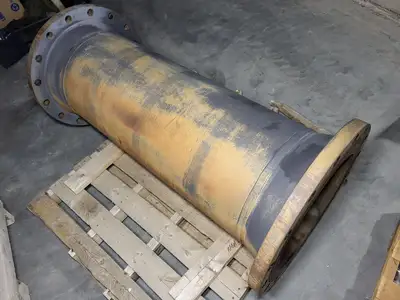 16" Class 150 Pipe Flanged Ends w/ Baffle Plate and 3" Branch Connections