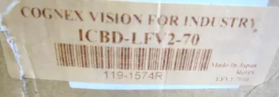 NEW COGNEX ICBD-LFV2-70 BLUE COAXIAL LIGHT 24V/14W 119-1574R