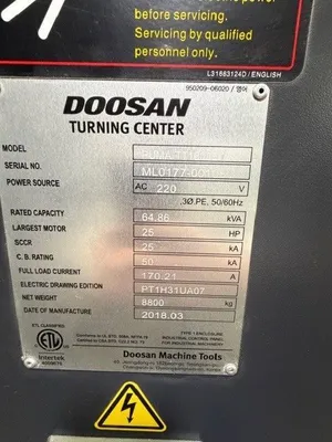 2018 DOOSAN TT 1800SY 5-Axis or More CNC Lathes | Machine Tool Specialties (6)