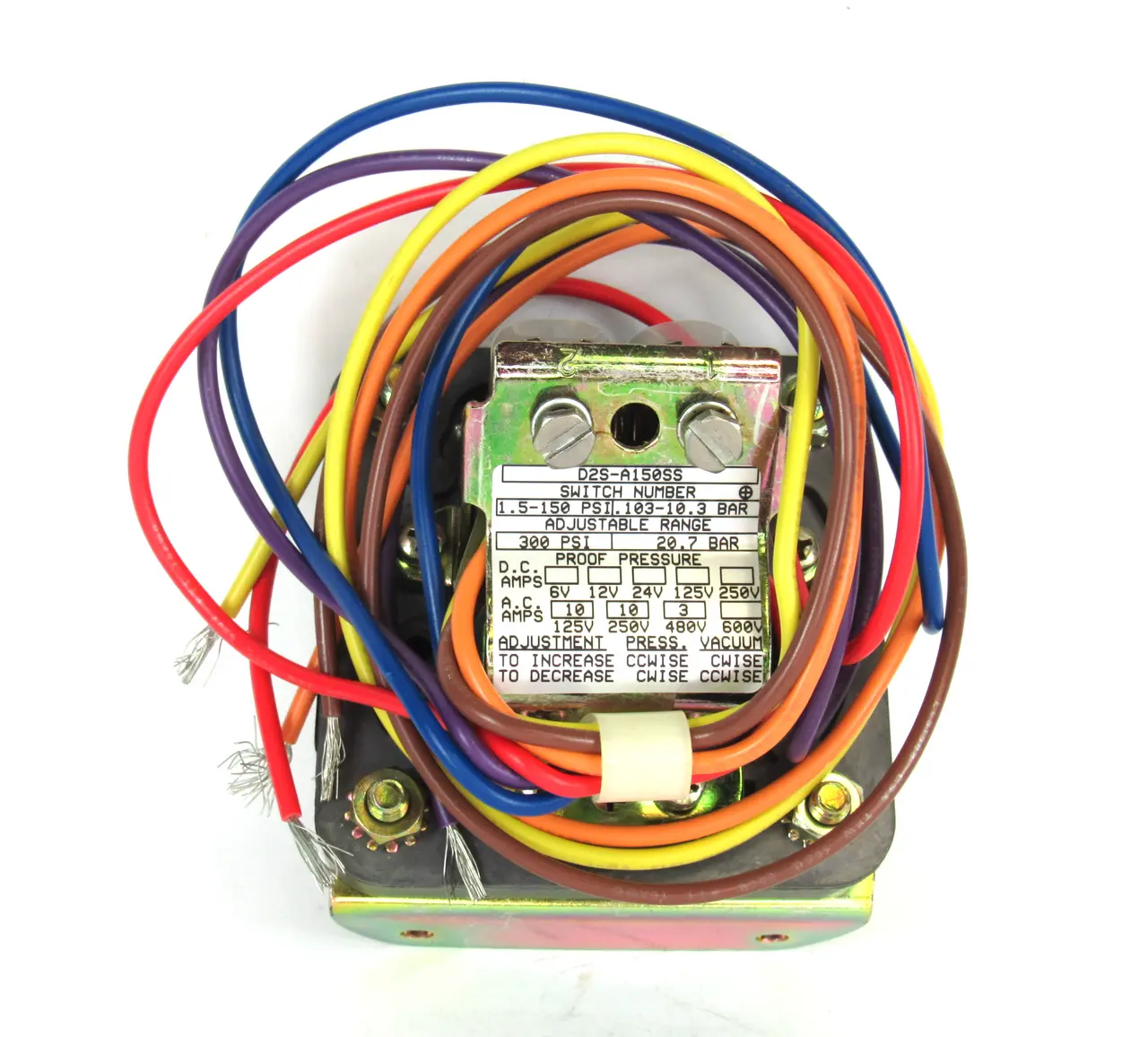 Barksdale D2S-A150SS Diaphragm Pressure Switch New