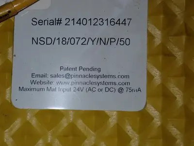 Used PINNACLE NSD/18/072/Y/N/P/50 Safety Products (Other) Ohio US | HGR 24 #1133427