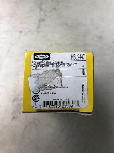New | in-Stock HUBBELL HBL2447 Connector Accessories | ND Industrial Surplus #1223069