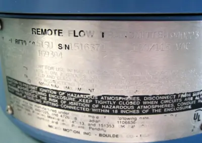 USED Micro Motion RFT 9739 E1SU