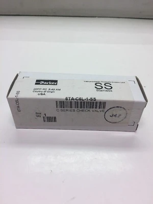 NEW PARKER 6TA-C6L-1-SS