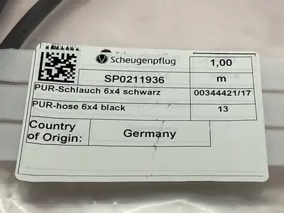 NEW SCHEUGENPFLUG SCHEUGENPFLUG SP0211936 PUR-HOSE