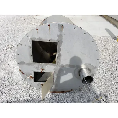 Used 50 Cubic Foot Stainless Steel Bin Receiver Hopper