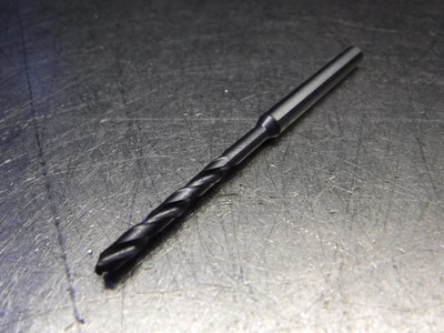 Widia / Metal Removal 1/8" Carbide Drill 3/16" Shank QTY11 M10026 (LOC380)