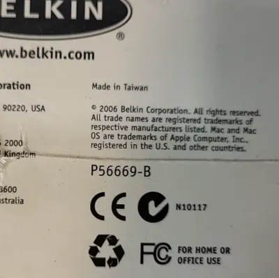 Belkin Omniview P56669-B 4-port USB KVM Switch (BIN 3.5.3)