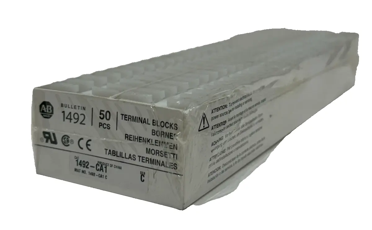 50 PCS. ALLEN BRADLEY 1492-CA1 TERMINAL BLOCKS SER. C 1492CA1 NEW, SURPLUS