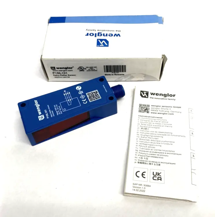 New | in-Stock wenglor Universal Retro-Reflex Sensor 7,000mm Range, IO-Link Photoelectric Sensors Michigan US | Maverick Industrial Sales #1390721