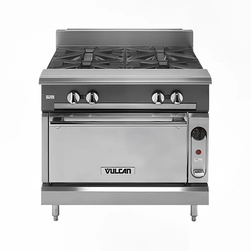 Vulcan VCBB36S 36" Gas Range W/ Full Charbroiler & Standard Oven, Natural Gas