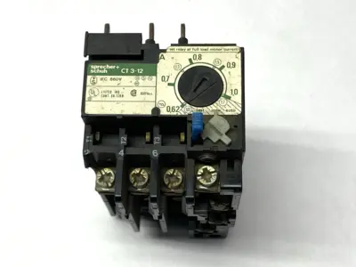 USED SPRECHER + SCHUH THERMAL OVERLOAD RELAY 0.62-1.0A DAMAGED