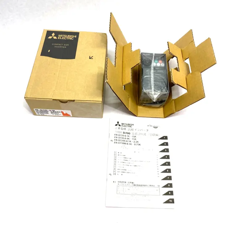 New | in-Stock Mitsubishi Electric Compact Variable Speed/Frequency Drive 3Ph AC200-240V Variable Speed Drives Michigan US | Maverick Industrial Sales #1456788