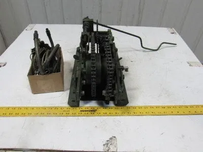 A&O Model 0 Vintage Mechanical Press Hand Pull Out Hold Back Safety Device