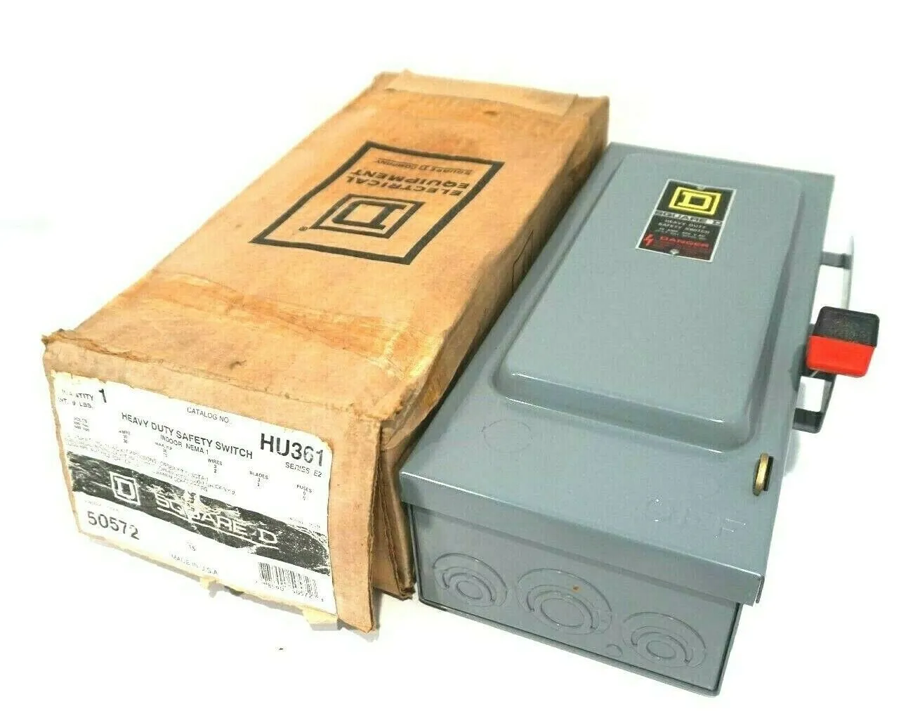 NEW SQUARE D HU361 HEAVY DUTY SAFETY SWITCH SER.E2
