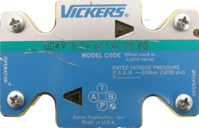 REFURBISHED VICKERS DG4V-3-2A-M-FW-B6-60 CONTROL VALVE DG4V32AMFWB660