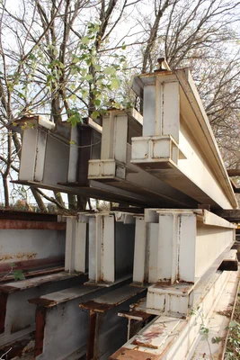 5 Sets of Crane Run Way - I Beams