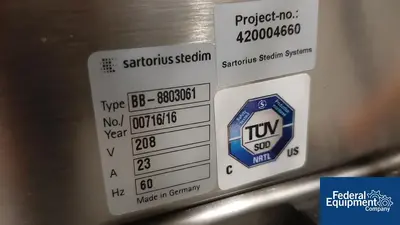 USED Sartorius Stedim 200 Liter Sartorius STR 200-DW BioSTAT CultiBag BioReactor