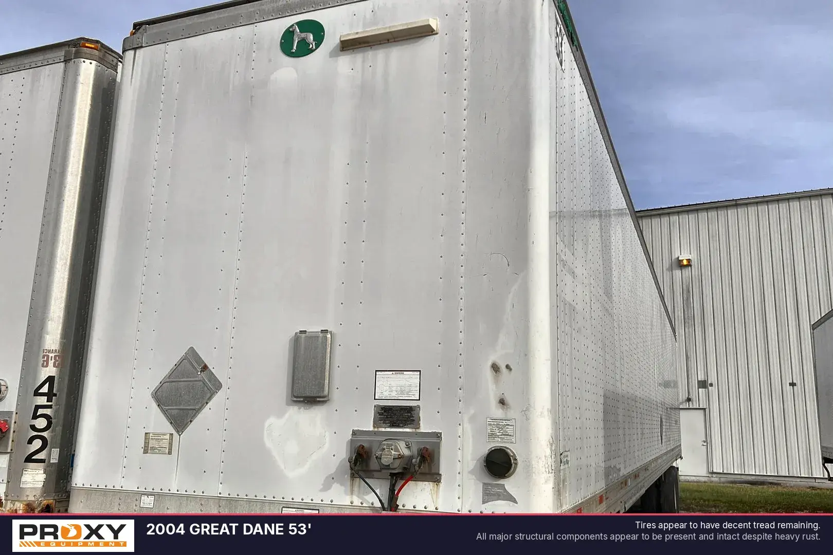 Used 2004 GREAT DANE 53' Box Trailers Indiana US | Proxy Equipment #1385054