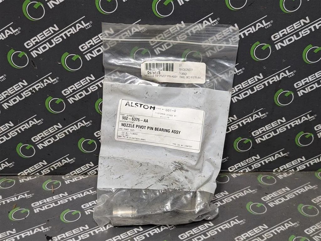Alstom 902-6376-AA Nozzle Pivot Pin Bearing Assembly New