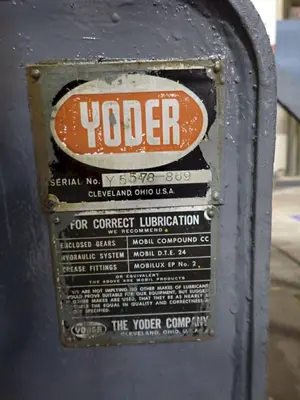 3" DIAMETER TUBE MILL - YODER MODEL M2 COMPLETE FORMING LINE: YOBRO #24314