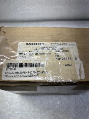 NEW Ashcroft 45-1279-AS-02L 400#