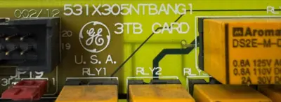 USED GENERAL ELECTRIC 531X305NTBANG1 TERMINAL CARD 3TB