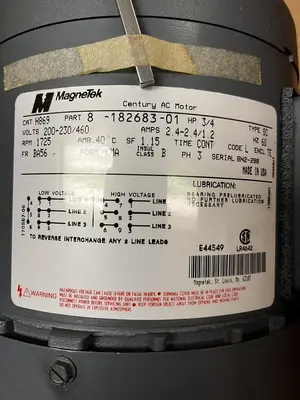 New | in-Stock MAGNETEK H869 A.C. Motors | Surplus Asset Holdings #1204630