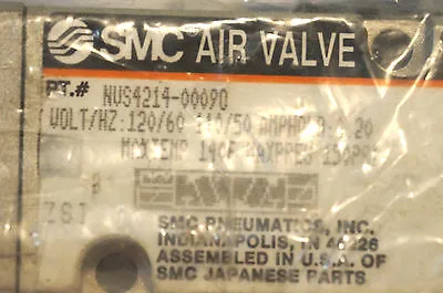 NEW SMC NVS4214-0009O AIR VALVE NVS42140009O