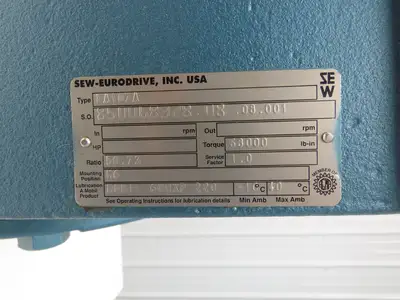 Sew Eurodrive FA107A Snuggler Gear Reducer 50.73 Ratio Hollow Shaft Gearbox