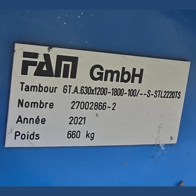 NEW 2019 FAM GMBH GT.A.630X1200-1800-100/--S--STL2220TS