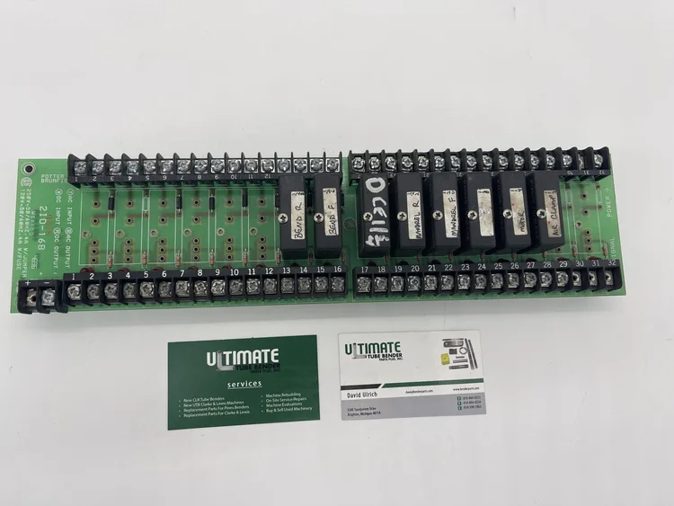Used POTTER AND BRUMFIELD 2I0-16B Pipe, Tube & Bar Benders Parts Michigan US | Ultimate Tube Bender Parts Plus #201567
