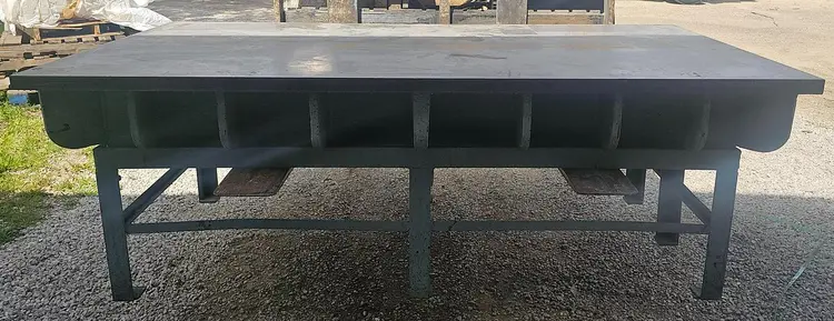 Used CAST IRON 8' X 4' LAYOUT TABLE Tables, Floor & Layout Plates Wisconsin US | Lemke Machinery Sales #322131