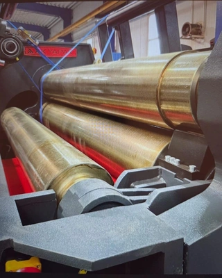 AKYAPAK 4-Rolls Plate Bending Rolls (2022), condition of a new, only 5 work hours, POA