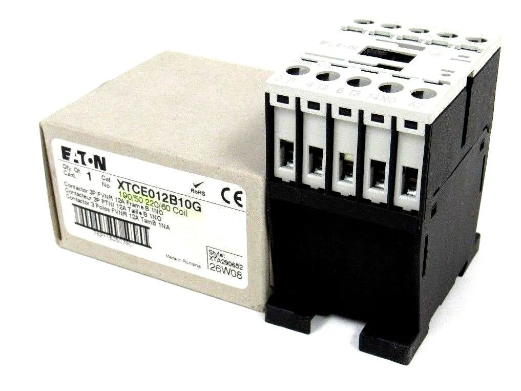 NEW EATON XTCE012B10G CONTACTOR