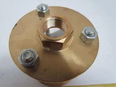 Jacoby-Tarbox 805S SFI Tube Sight Glass Flow Indicator 3/4" NPT 150 PSI Bronze