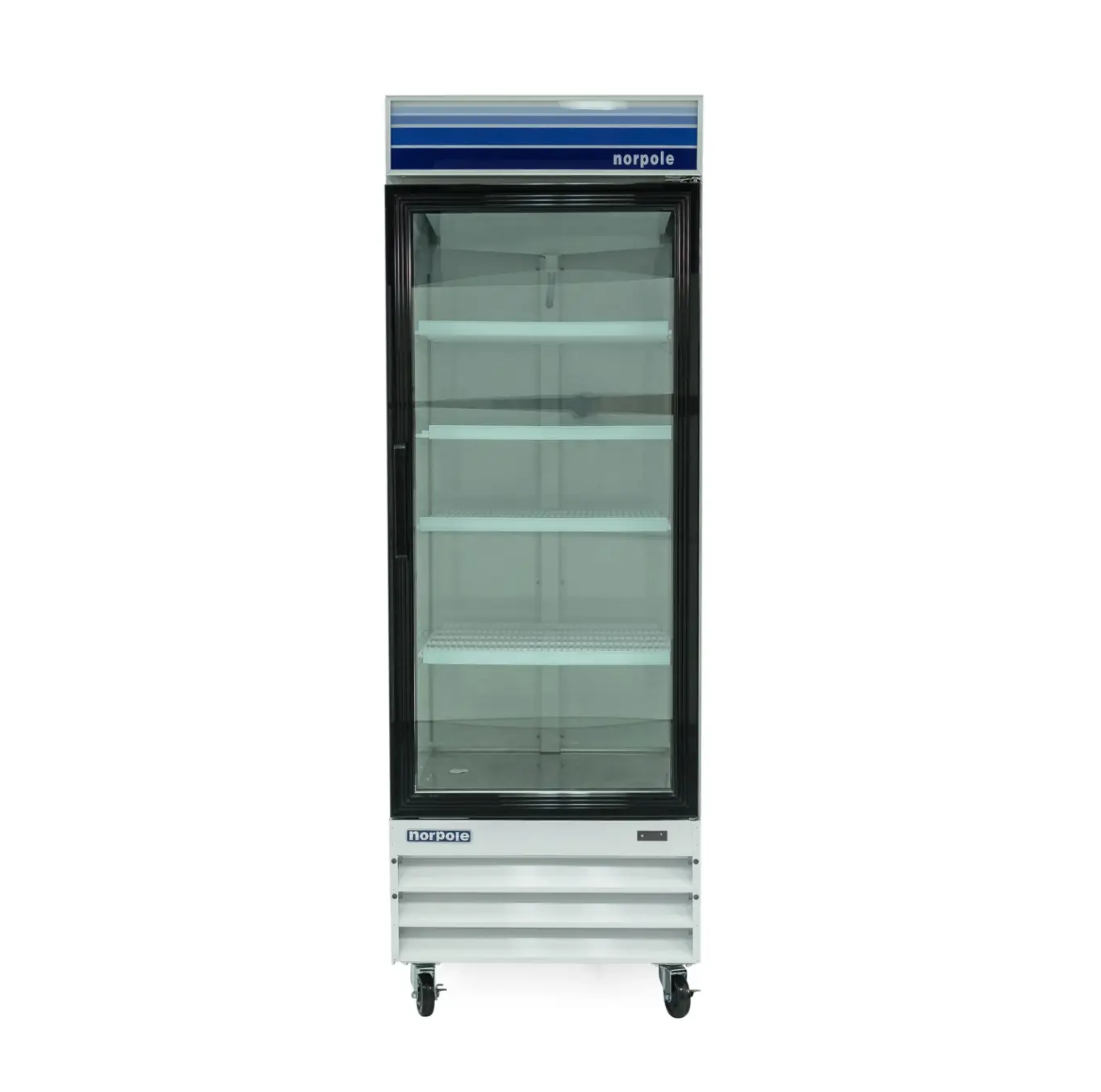 Magic Chef 27 IN. W 13 CU. FT. GLASS DOOR COMMERCIAL UPRIGHT FREEZER IN WHITE
