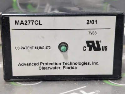Lot of 2 Advanced Protection Technologies MA277CL Surge Suppressor Module Used