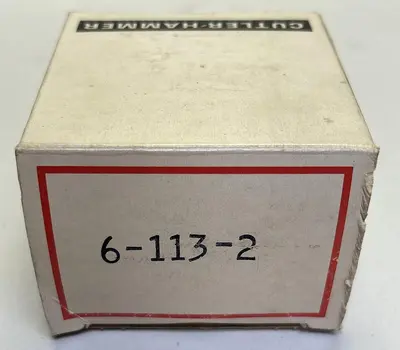 New | in-Stock CUTLER-HAMMER 6-113-2 Misc Electrical & Power Parts Ohio US | Surplus Asset Holdings #1237893
