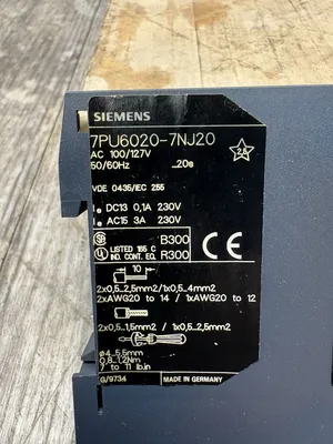 Siemens 7PU6020-7NJ20 Electrical/PLC/Automation | ESS Industrial Equipment Sales (8)