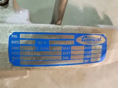 USED CONVAL INC. 12G0CJ-105(8J)-DG