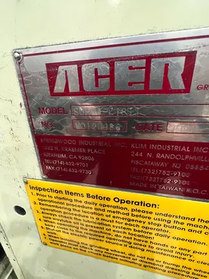 2000 ACER SUPRA-818 Grinders, Surface, Recip Table, Horizontal Spindle | Universal Press & Machinery (UPM) (2)