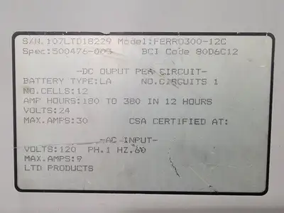 USED LTD PRODUCTS FERRO300-12C
