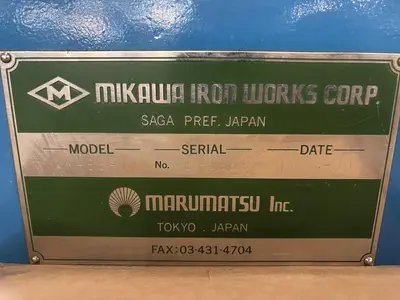 USED 1995 MARUMATSU 1410 MAX 88